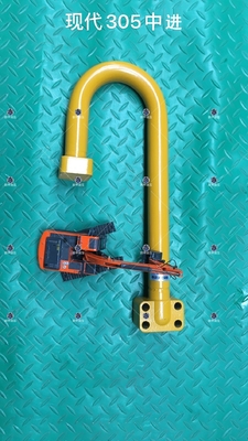 Hyundai R305 escavatore tubo idraulico per olio di ferro 31N6-11041-02 per lavori di costruzione