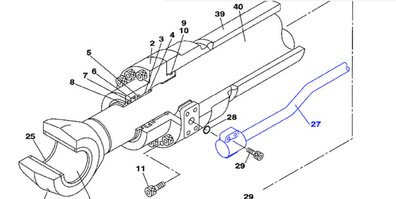 SUMITOMO 210-5A Parti di ricambio per escavatori LR014120 Tubo per cilindri idraulici